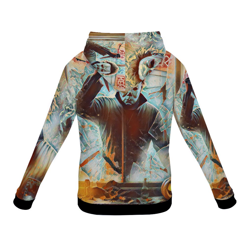 Customizable Unisex All Over Print Plush Hoodies with Pockets