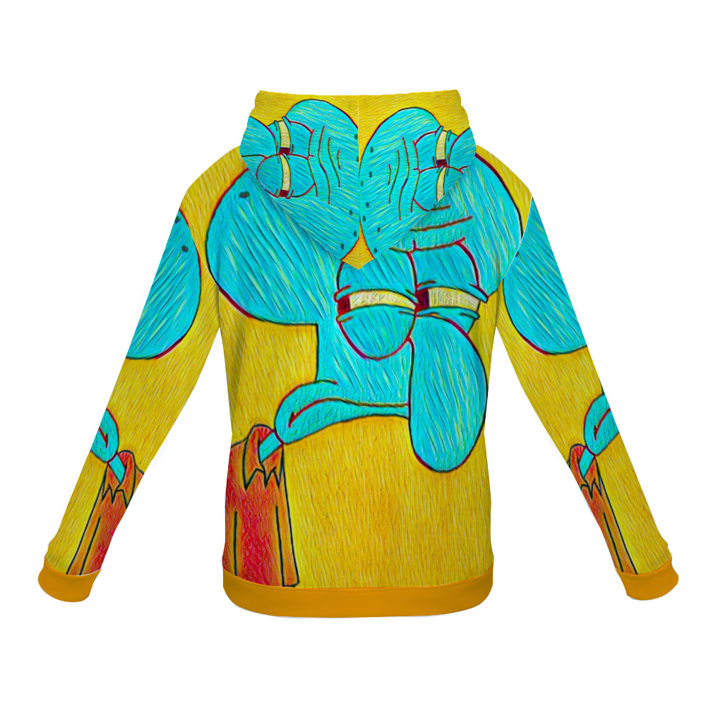 Customizable Unisex All Over Print Plush Hoodies with Pockets