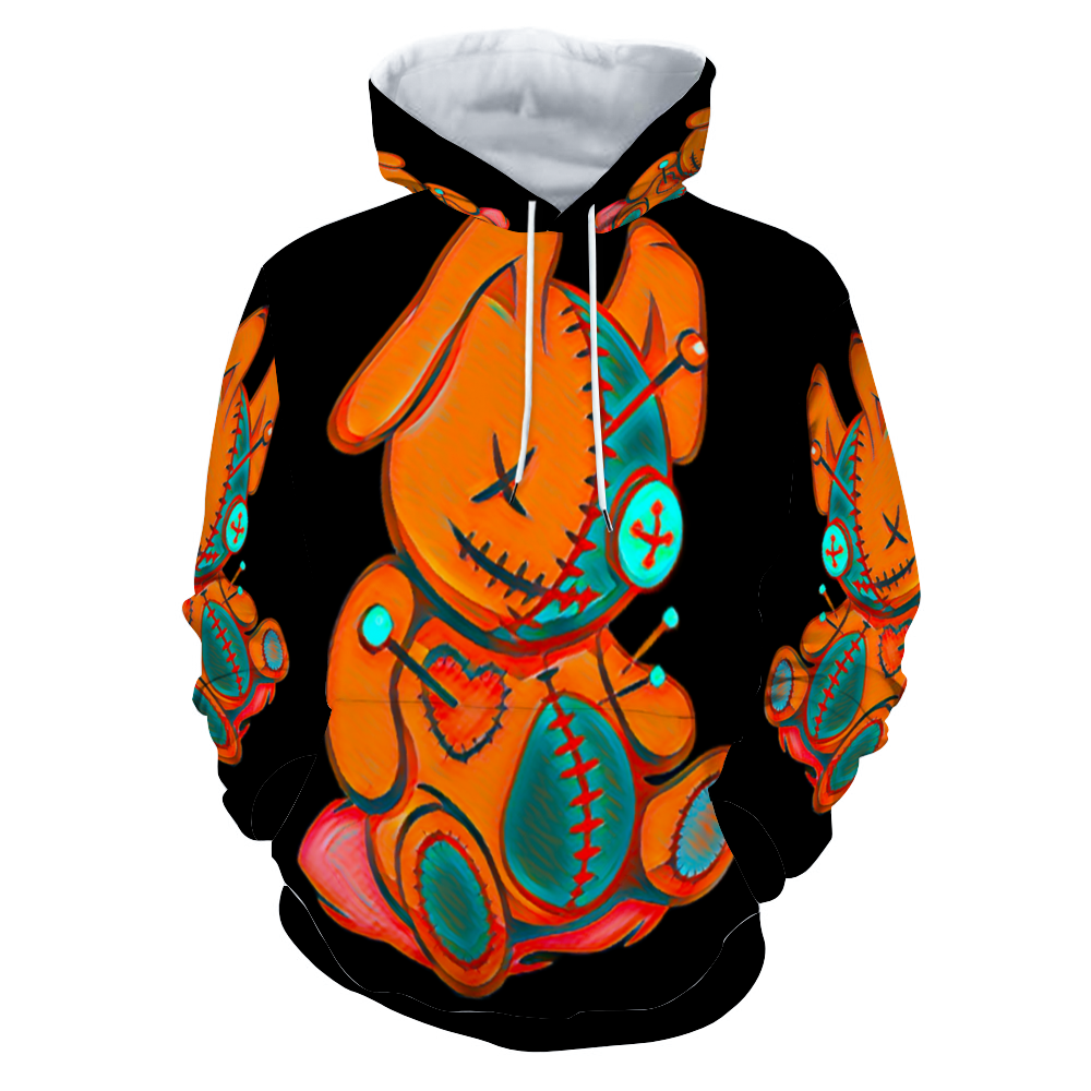 Customizable Unisex All Over Print Plush Hoodies with Pockets