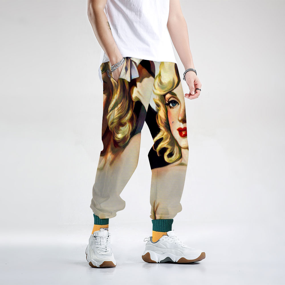 Custom Unisex All Over Print Long Casual Baggy Jogger Pants