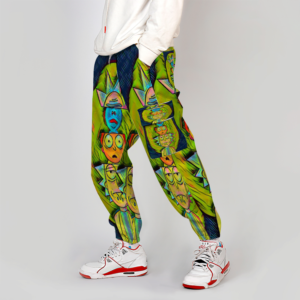 Custom Unisex All Over Print Long Casual Baggy Jogger Pants