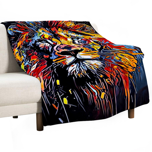 60" × 80" Custom Blankets Thin Flannel Blanket 1 Side Printing