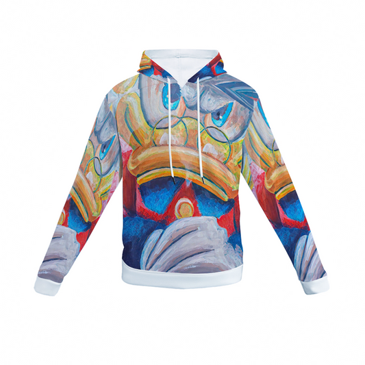 Customizable Unisex All Over Print Plush Hoodies with Pockets