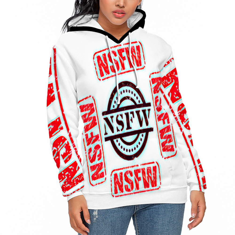 Custom Hoodies Unisex All Over Print Plush Hoodies with Pockets