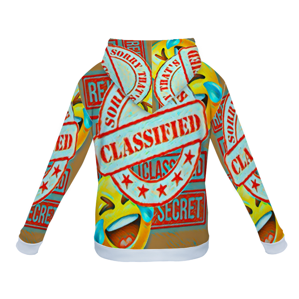 Customizable Unisex All Over Print Plush Hoodies with Pockets