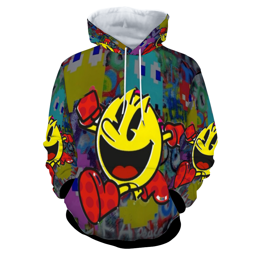 Customizable Unisex All Over Print Plush Hoodies with Pockets