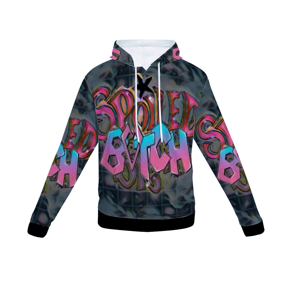 Customizable Unisex All Over Print Plush Hoodies with Pockets