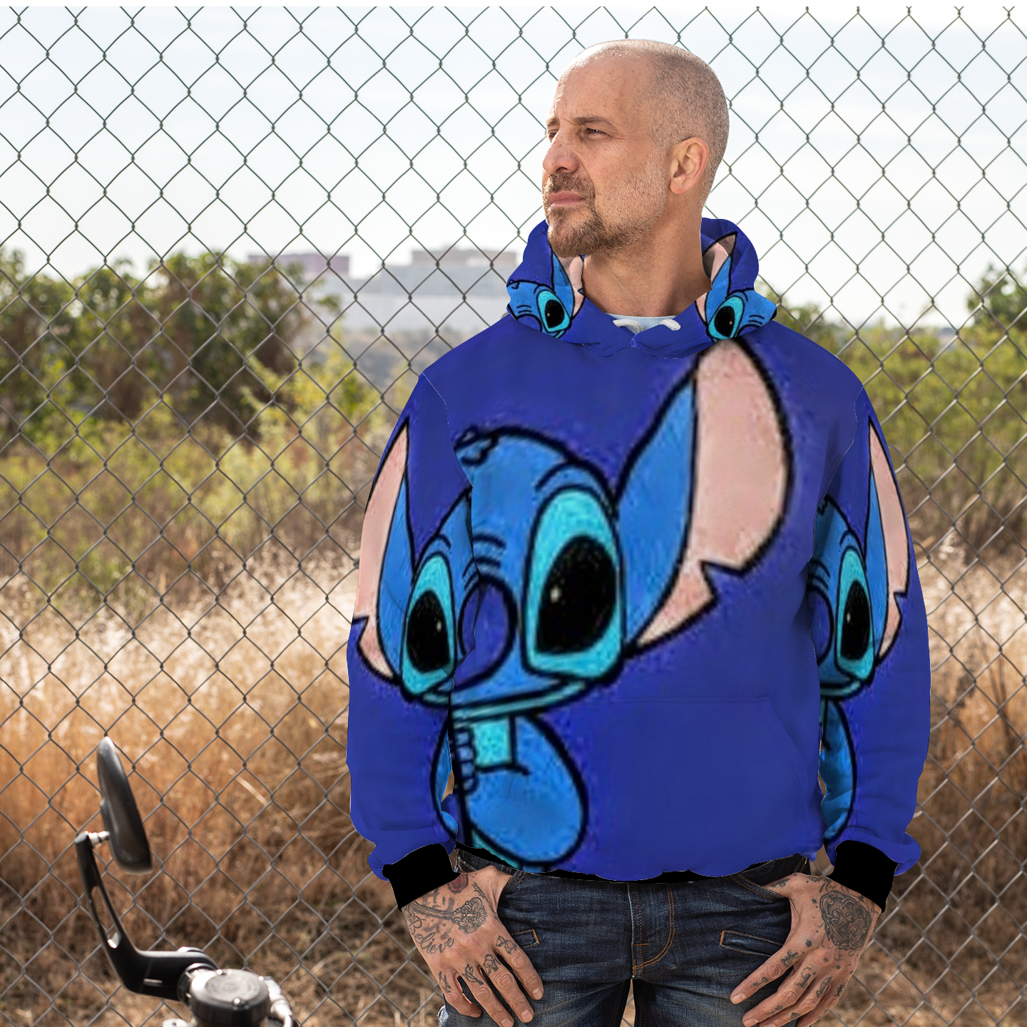 Customizable Unisex All Over Print Plush Hoodies with Pockets