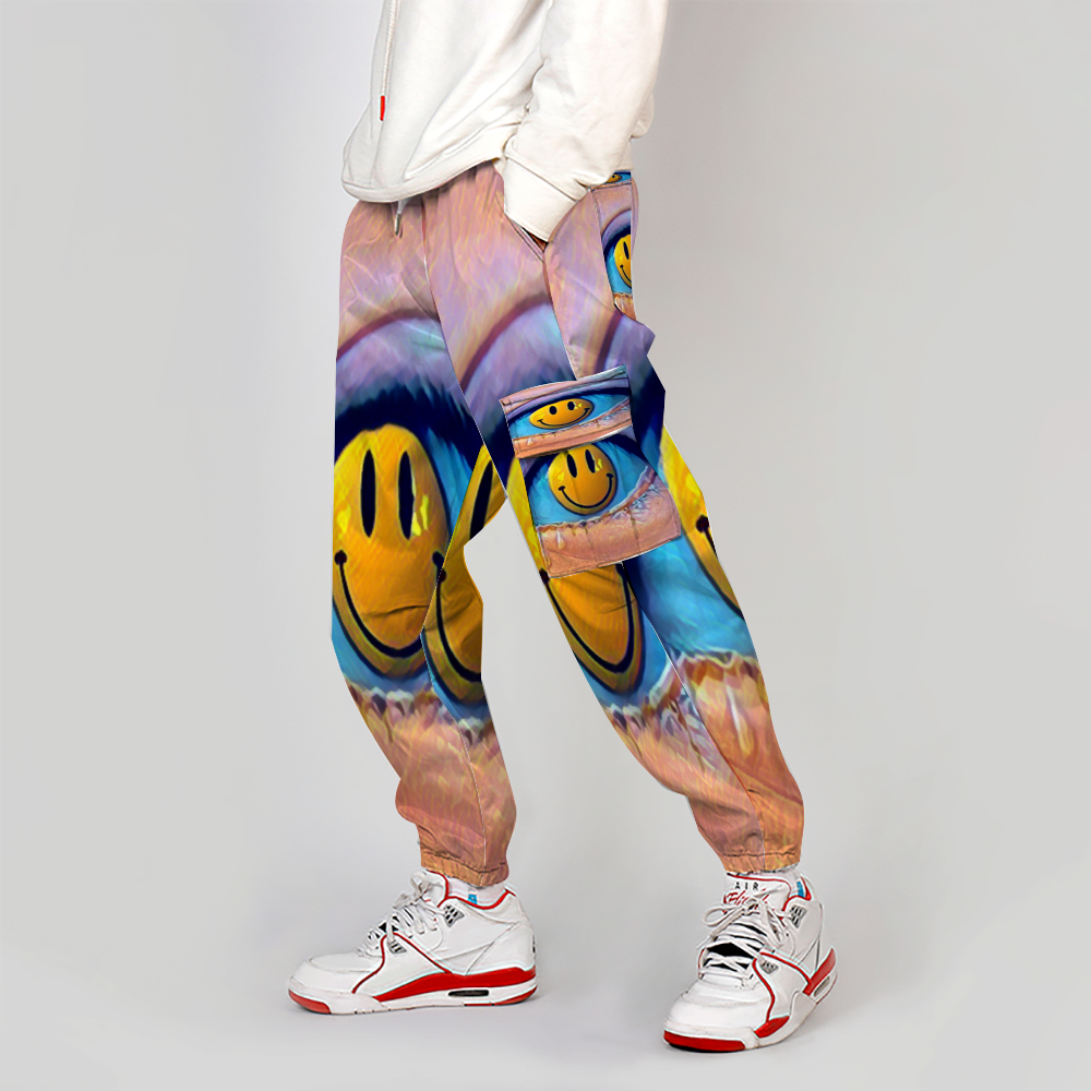 Custom Unisex All Over Print Long Casual Baggy Jogger Pants