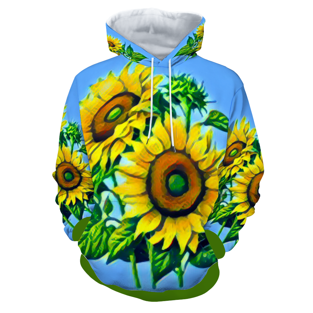 Customizable Unisex All Over Print Plush Hoodies with Pockets