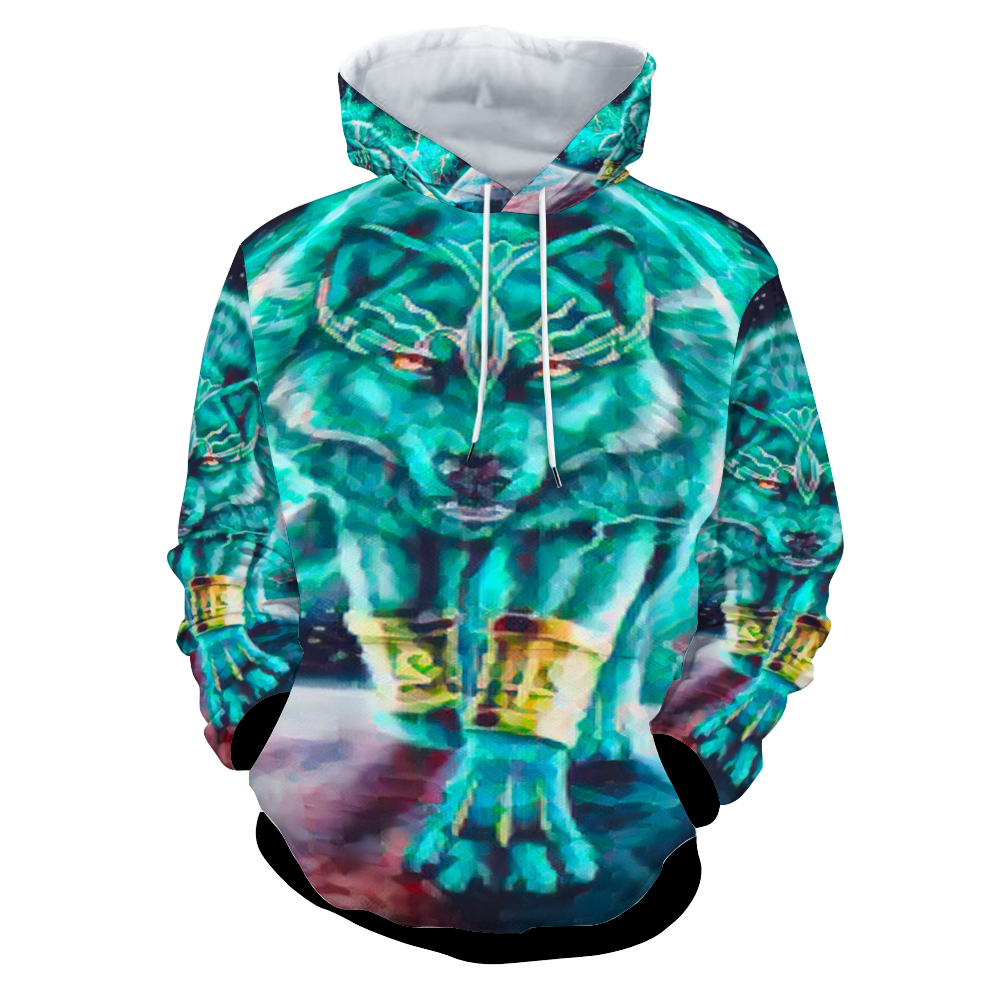 Customizable Unisex All Over Print Plush Hoodies with Pockets