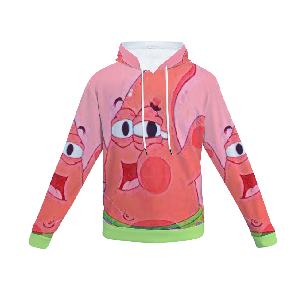 Customizable Unisex All Over Print Plush Hoodies with Pockets