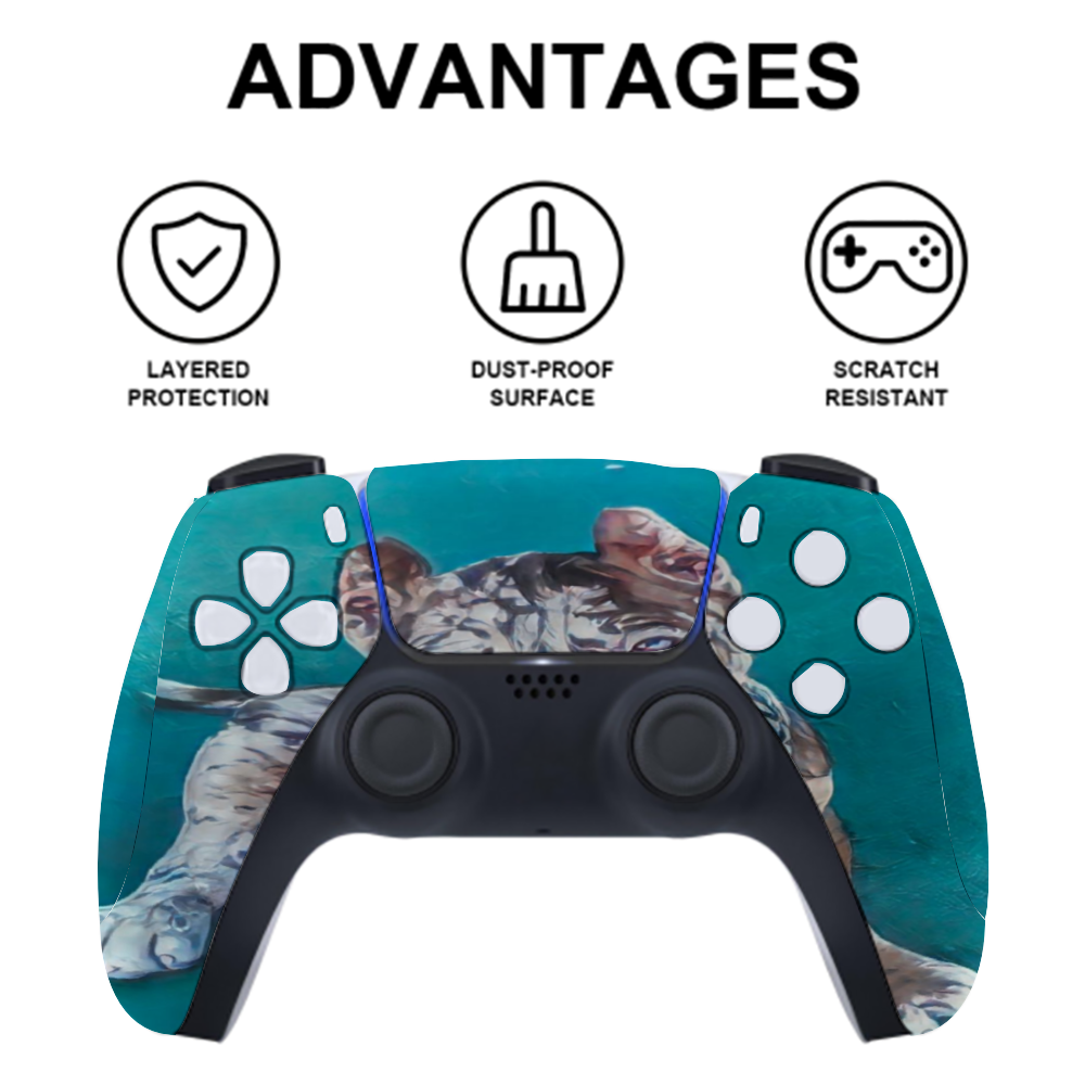 Custom  Sticker for PS5 Controller PS5 Console Sticker  Digital Version and Disc Version