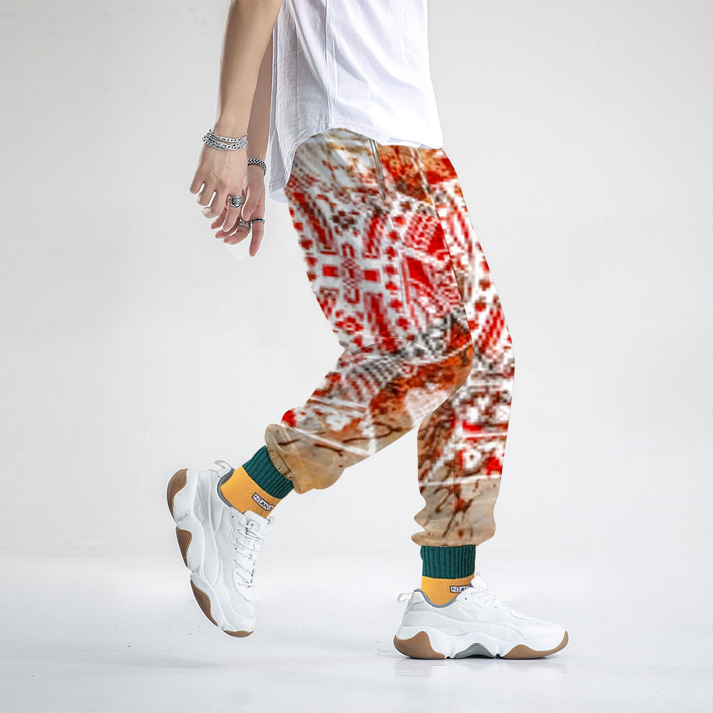 Custom Unisex All Over Print Long Casual Baggy Jogger Pants