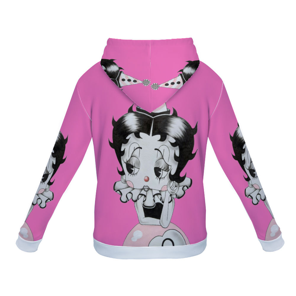 Customizable Unisex All Over Print Plush Hoodies with Pockets