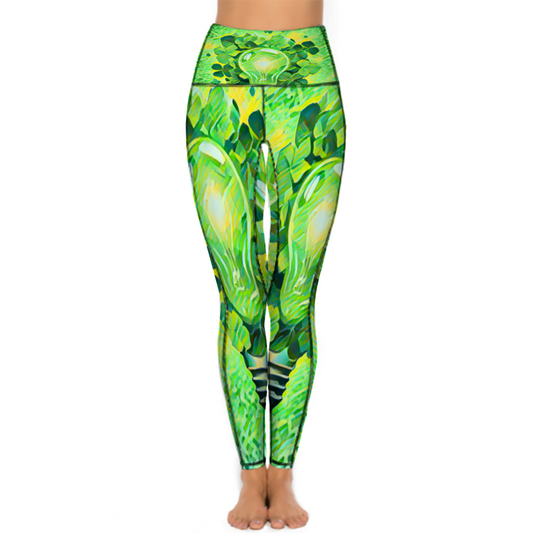 Custom Women's All Over Printed High Waist Yoga Skinny Pants