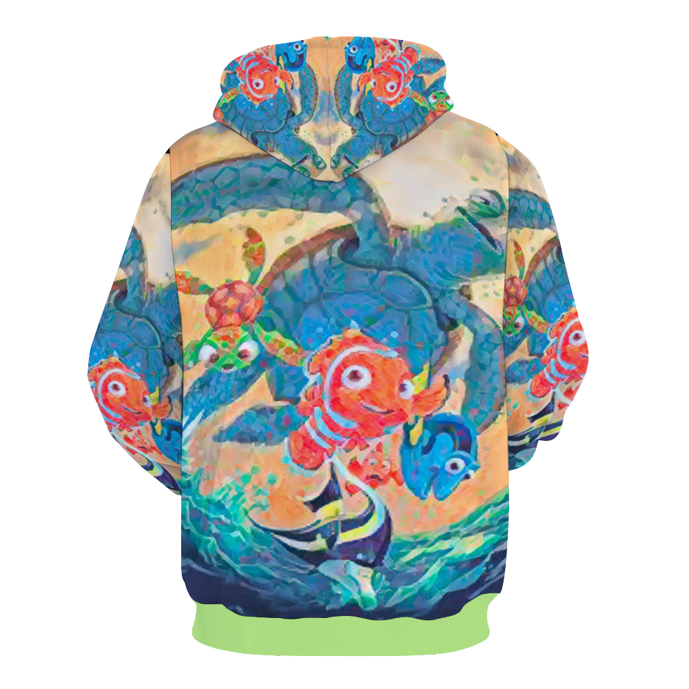 Customizable Unisex All Over Print Plush Hoodies with Pockets