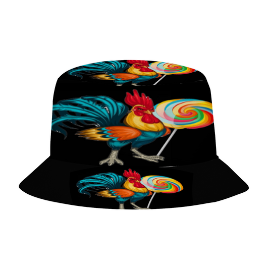 Custom Hats All Over Print Bucket Hat with Customized Under Brim