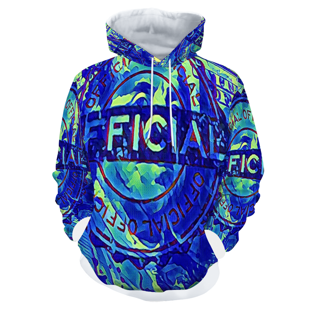 Customizable Unisex All Over Print Plush Hoodies with Pockets