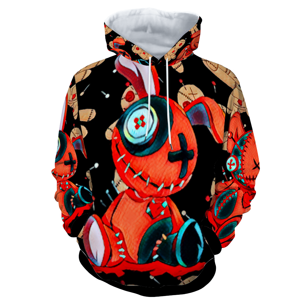 Customizable Unisex All Over Print Plush Hoodies with Pockets