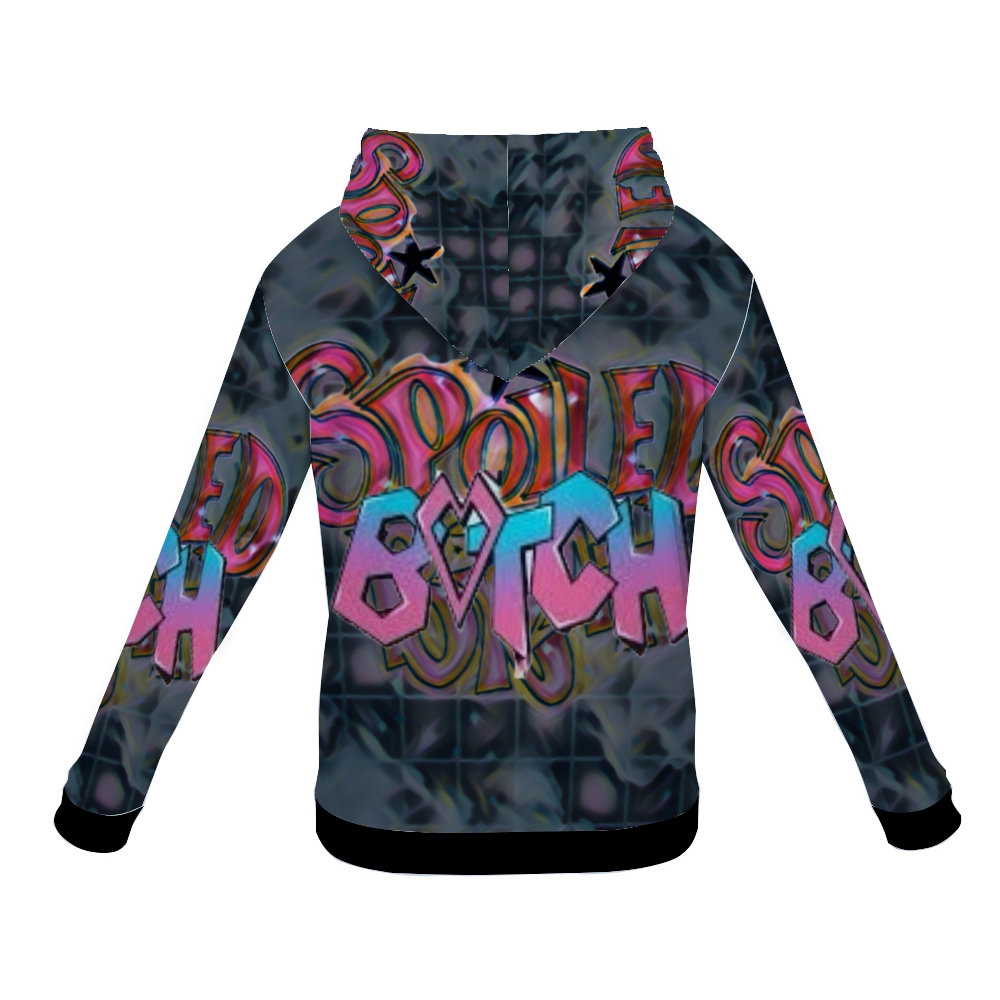 Customizable Unisex All Over Print Plush Hoodies with Pockets