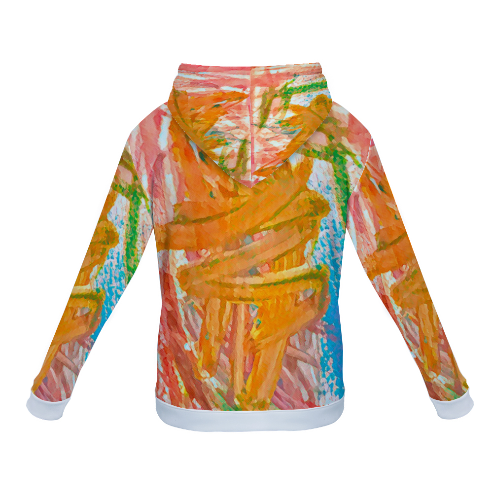 Customizable Unisex All Over Print Plush Hoodies with Pockets