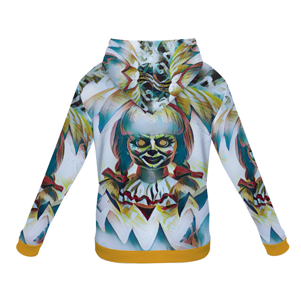 Customizable Unisex All Over Print Plush Hoodies with Pockets