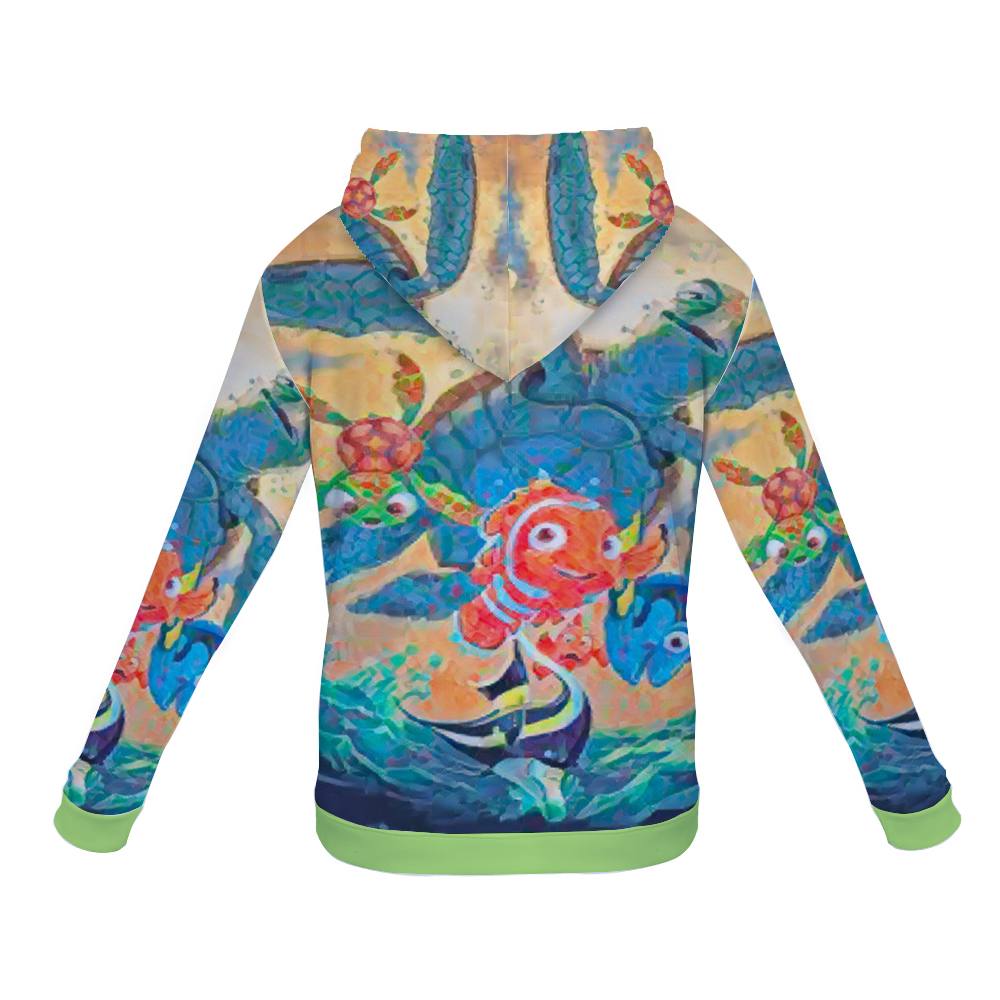 Customizable Unisex All Over Print Plush Hoodies with Pockets