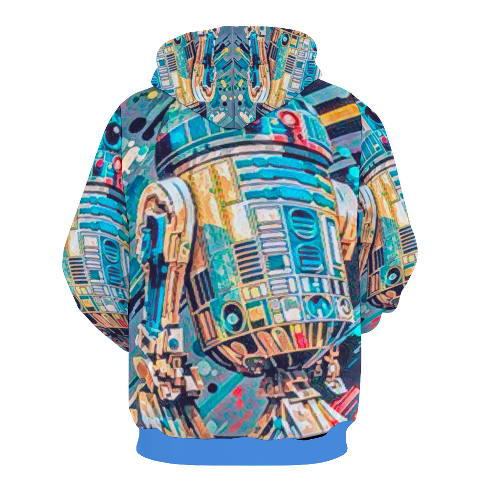 Customizable Unisex All Over Print Plush Hoodies with Pockets