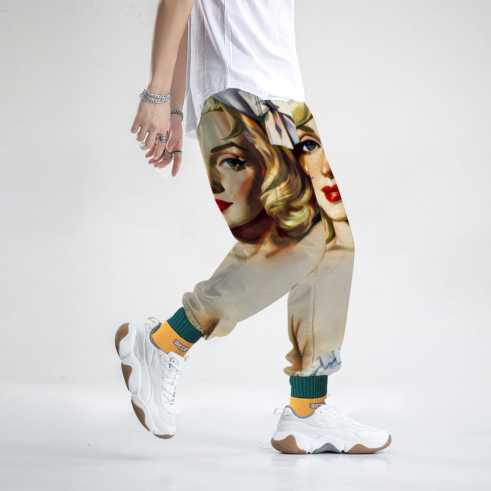 Custom Unisex All Over Print Long Casual Baggy Jogger Pants