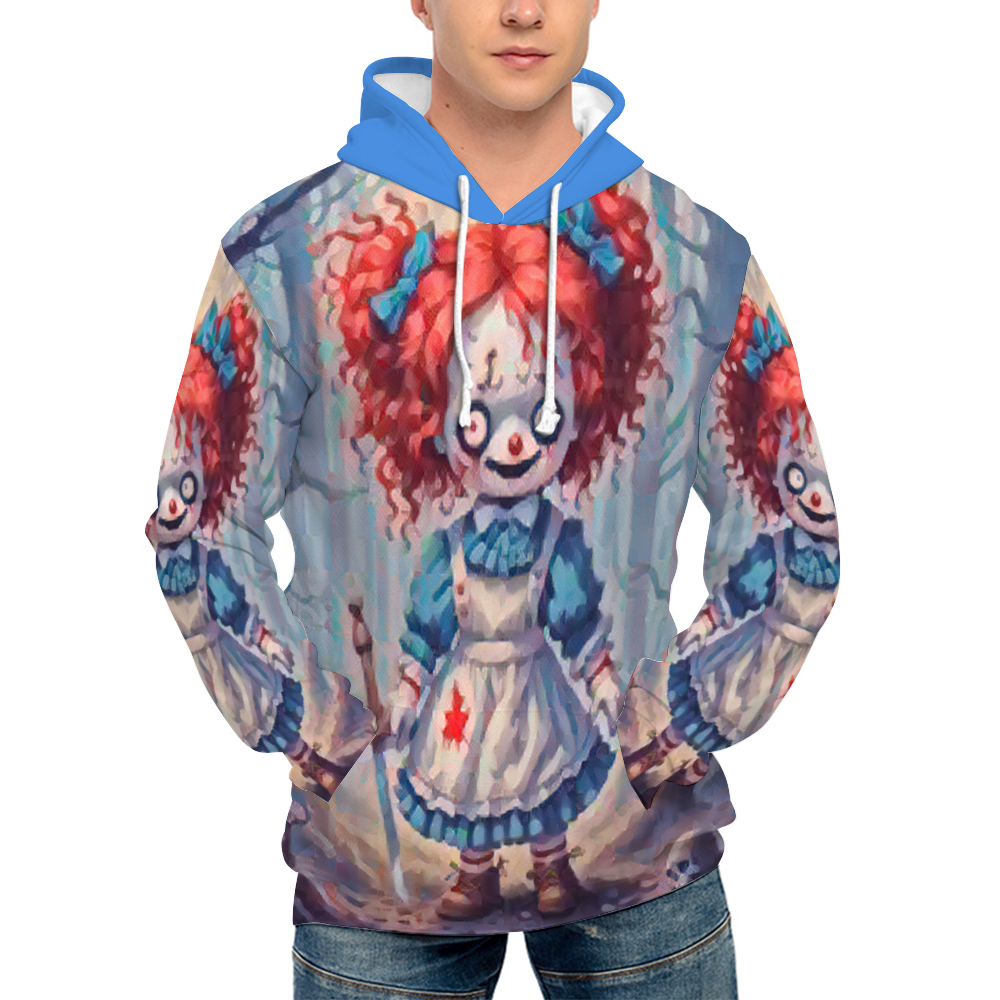 Custom Hoodies Unisex All Over Print Plush Hoodies with Pockets