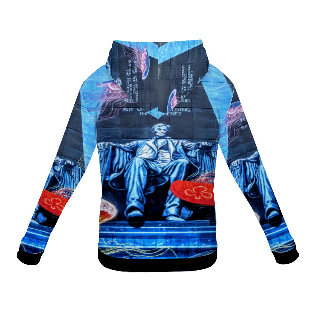 Customizable Unisex All Over Print Plush Hoodies with Pockets