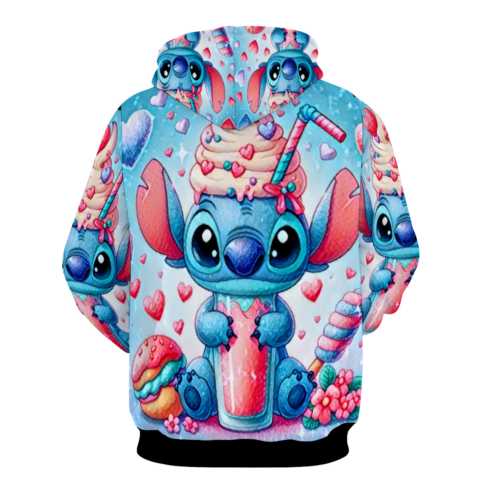 Customizable Unisex All Over Print Plush Hoodies with Pockets