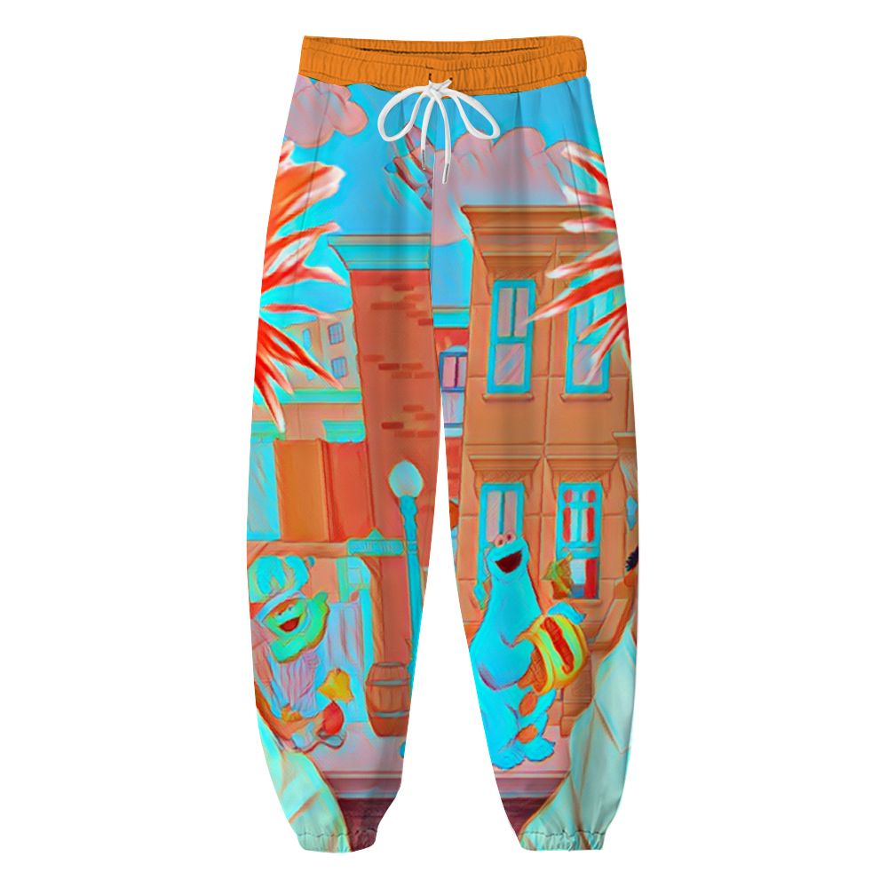 Custom Unisex All Over Print Long Casual Baggy Jogger Pants