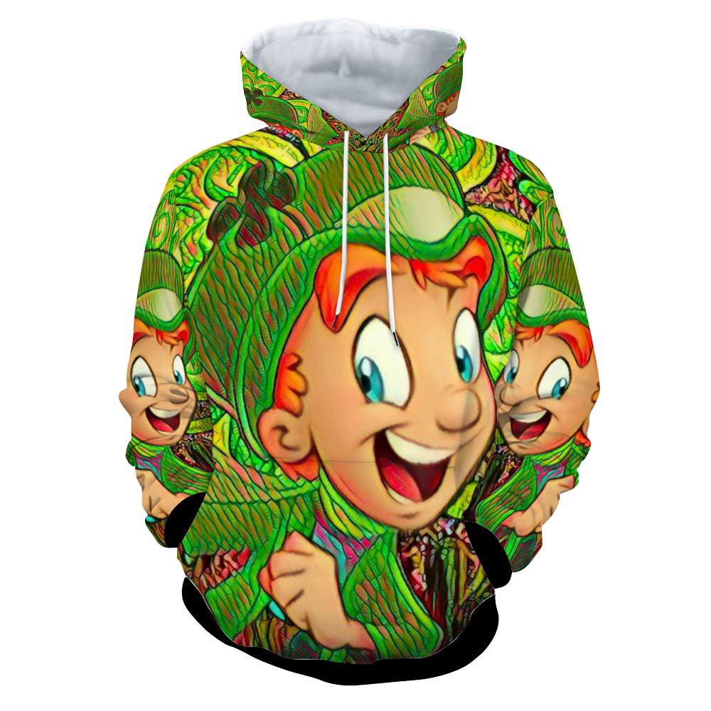 Customizable Unisex All Over Print Plush Hoodies with Pockets