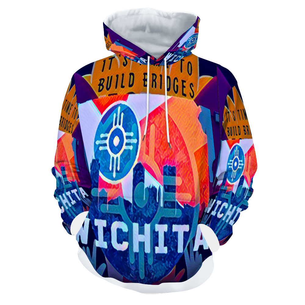 Customizable Unisex All Over Print Plush Hoodies with Pockets