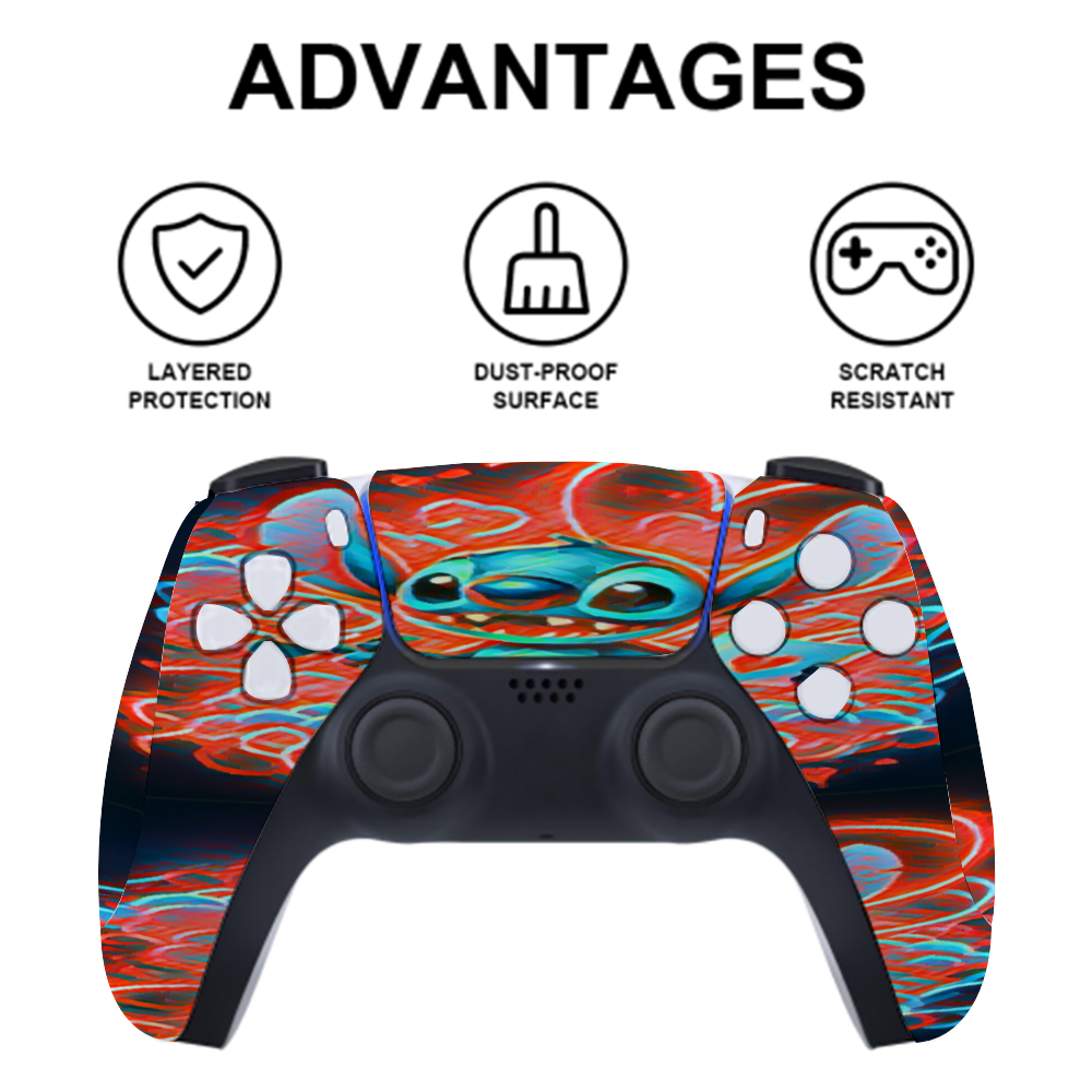 Custom  Sticker for PS5 Controller PS5 Console Sticker  Digital Version and Disc Version