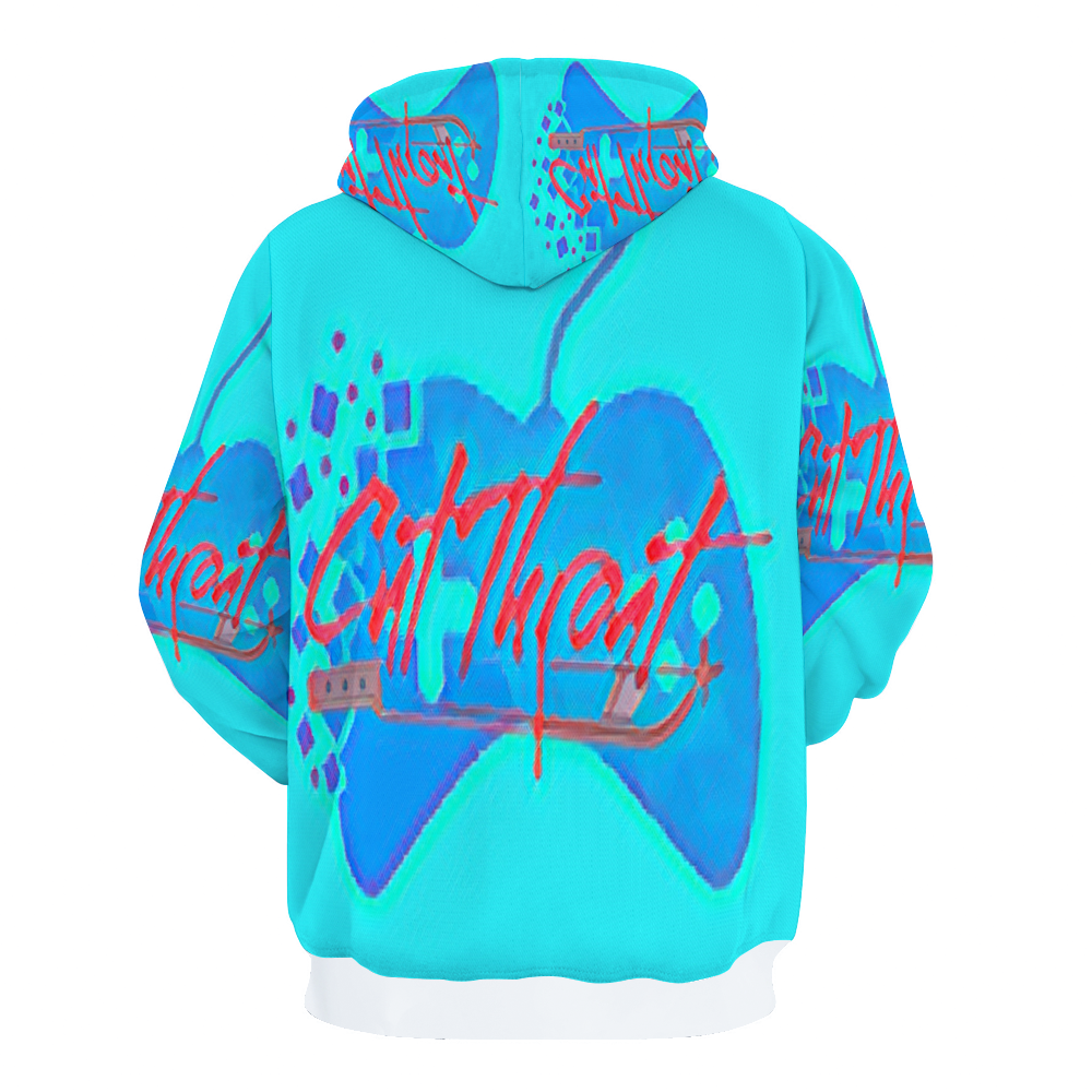 Customizable Unisex All Over Print Plush Hoodies with Pockets