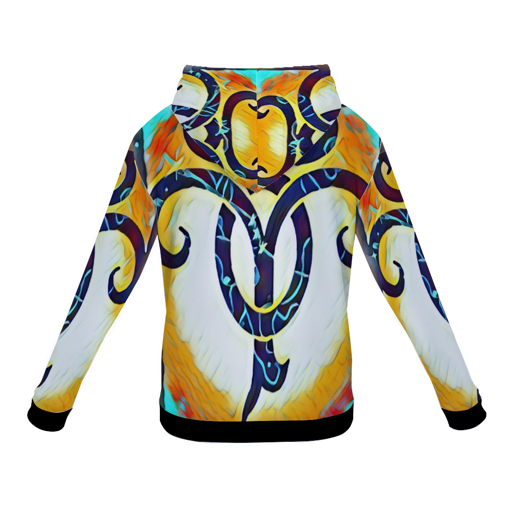 Customizable Unisex All Over Print Plush Hoodies with Pockets