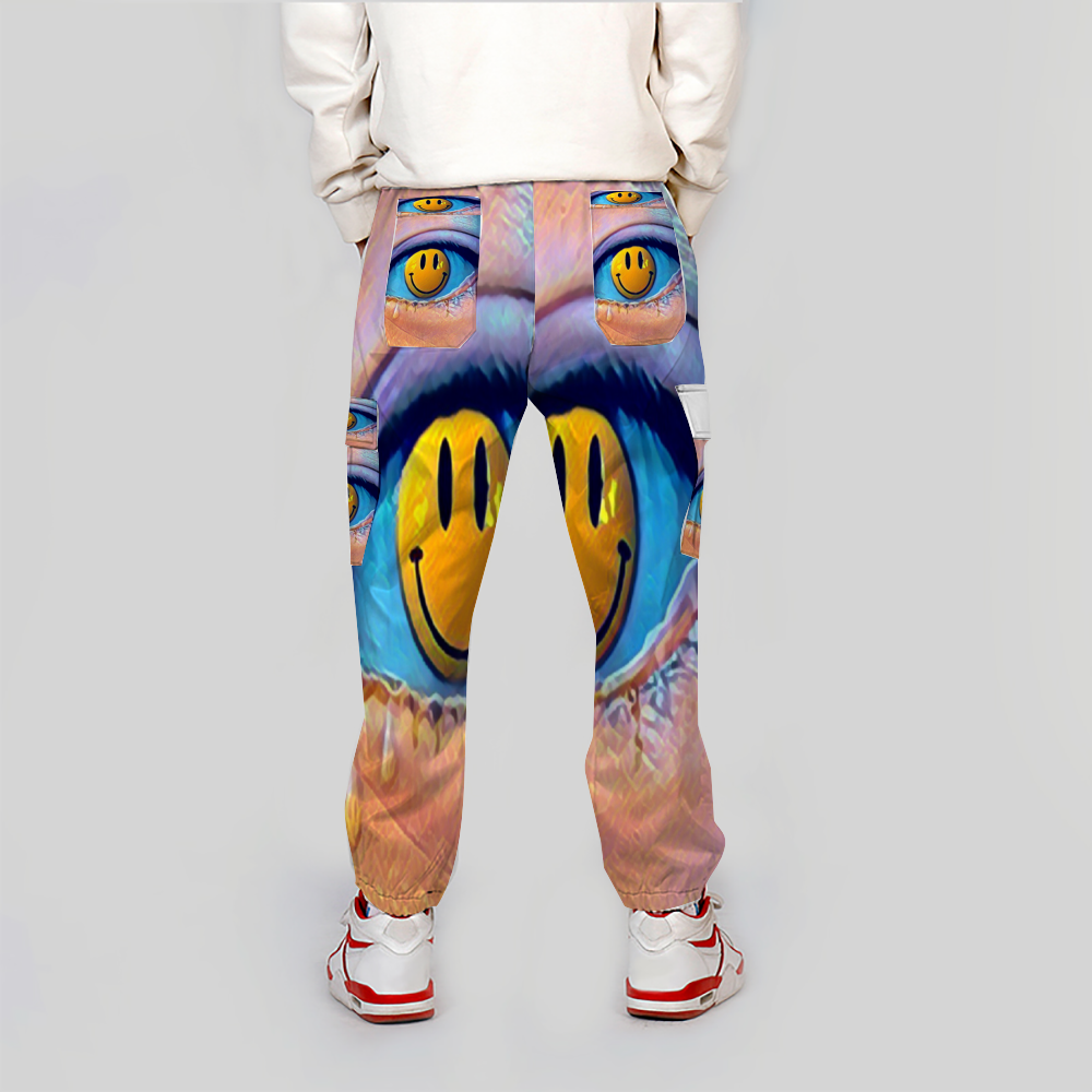 Custom Unisex All Over Print Long Casual Baggy Jogger Pants