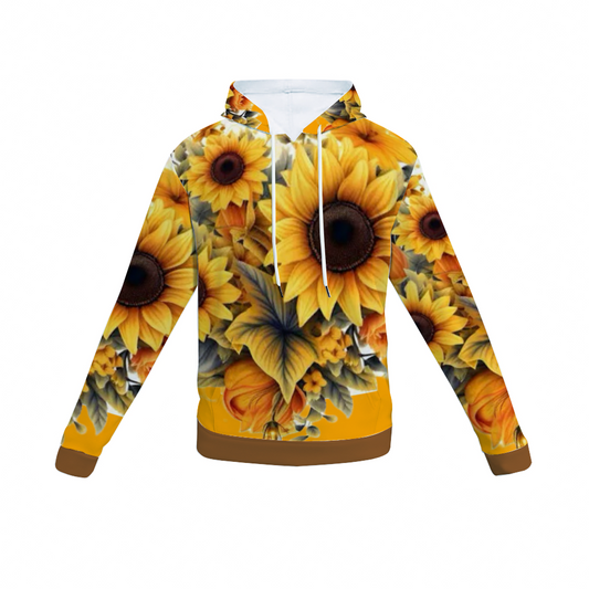 Customizable Unisex All Over Print Plush Hoodies with Pockets