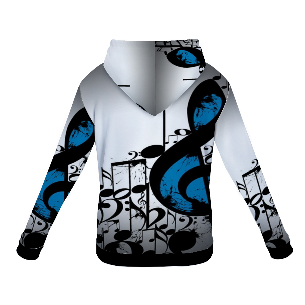 Customizable Unisex All Over Print Plush Hoodies with Pockets