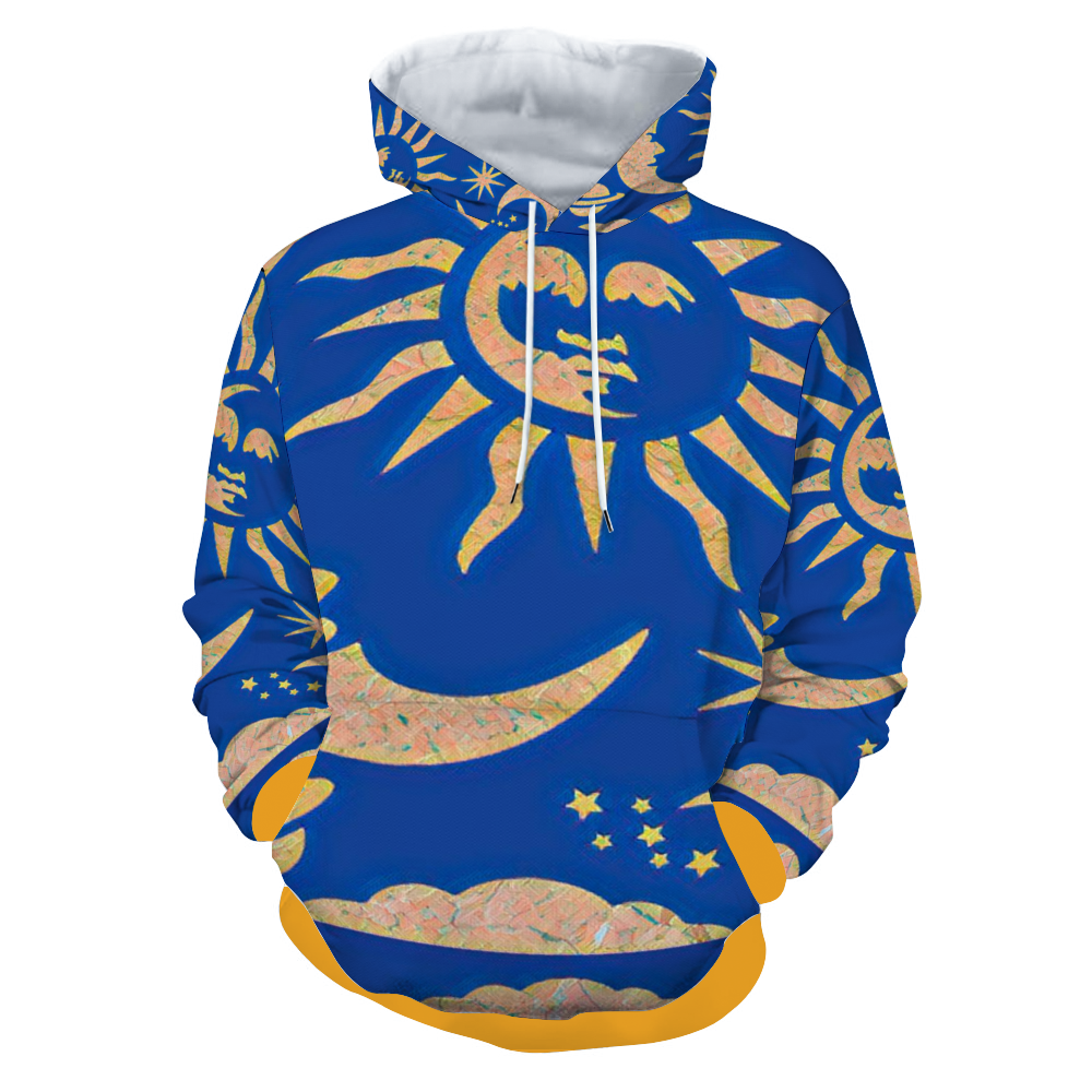 Customizable Unisex All Over Print Plush Hoodies with Pockets