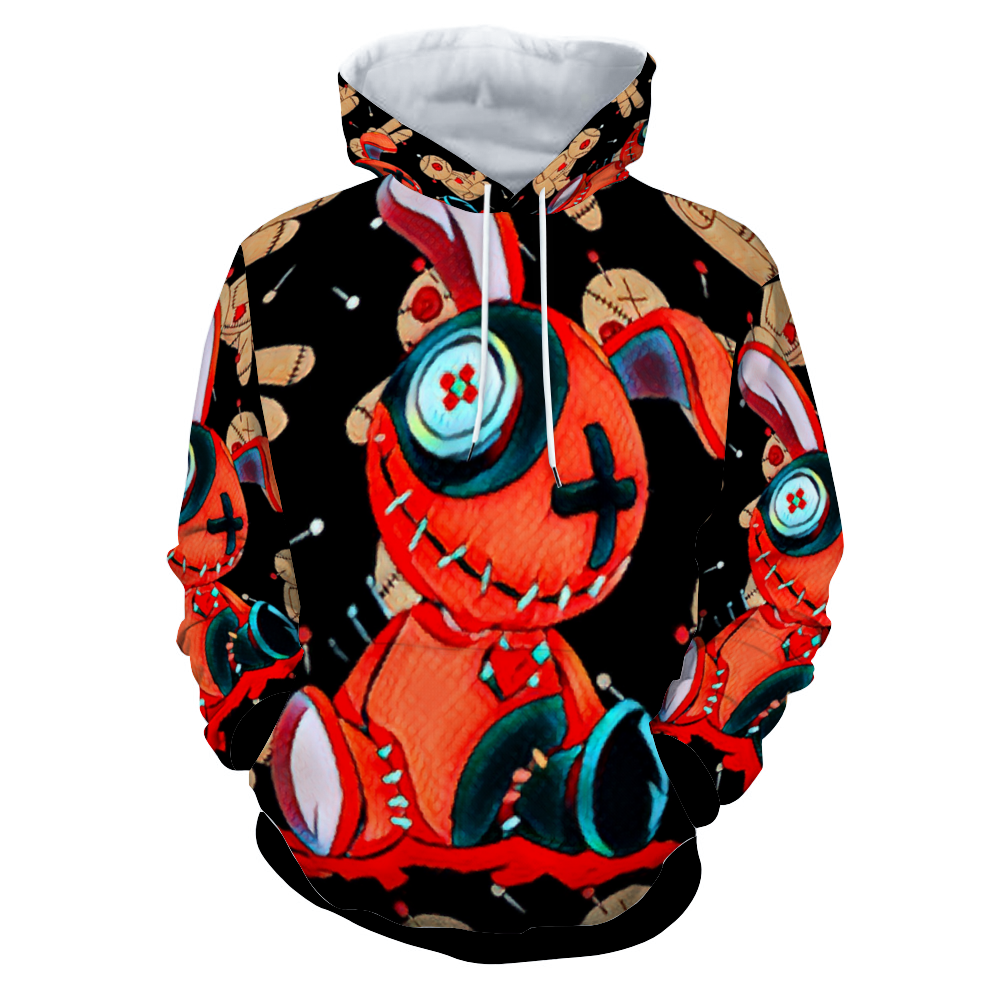 Customizable Unisex All Over Print Plush Hoodies with Pockets