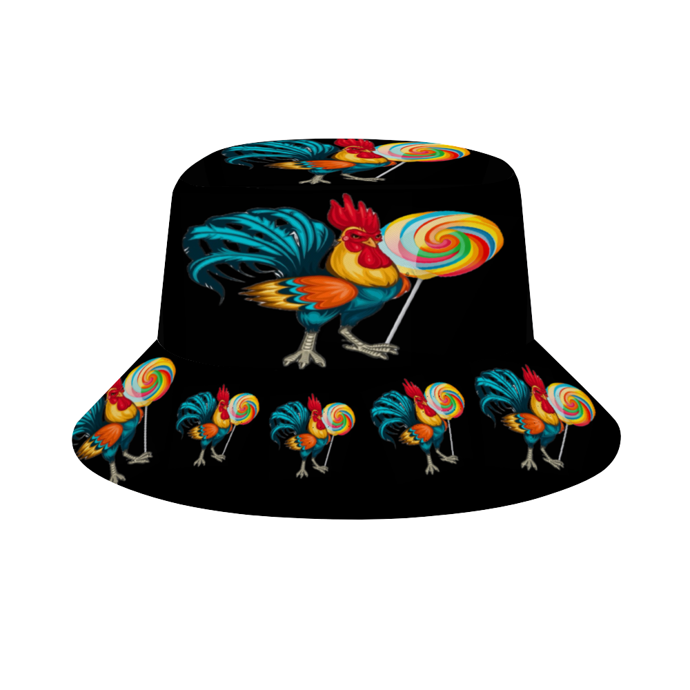 Custom Unisex Classic Bucket Hats Summer Travel Beach Sun Caps