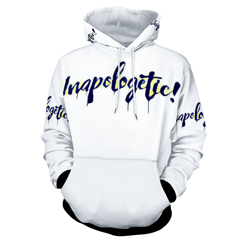 Customizable Unisex All Over Print Plush Hoodies with Pockets