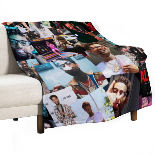 60" × 80" Custom Blankets Thin Flannel Blanket 1 Side Printing