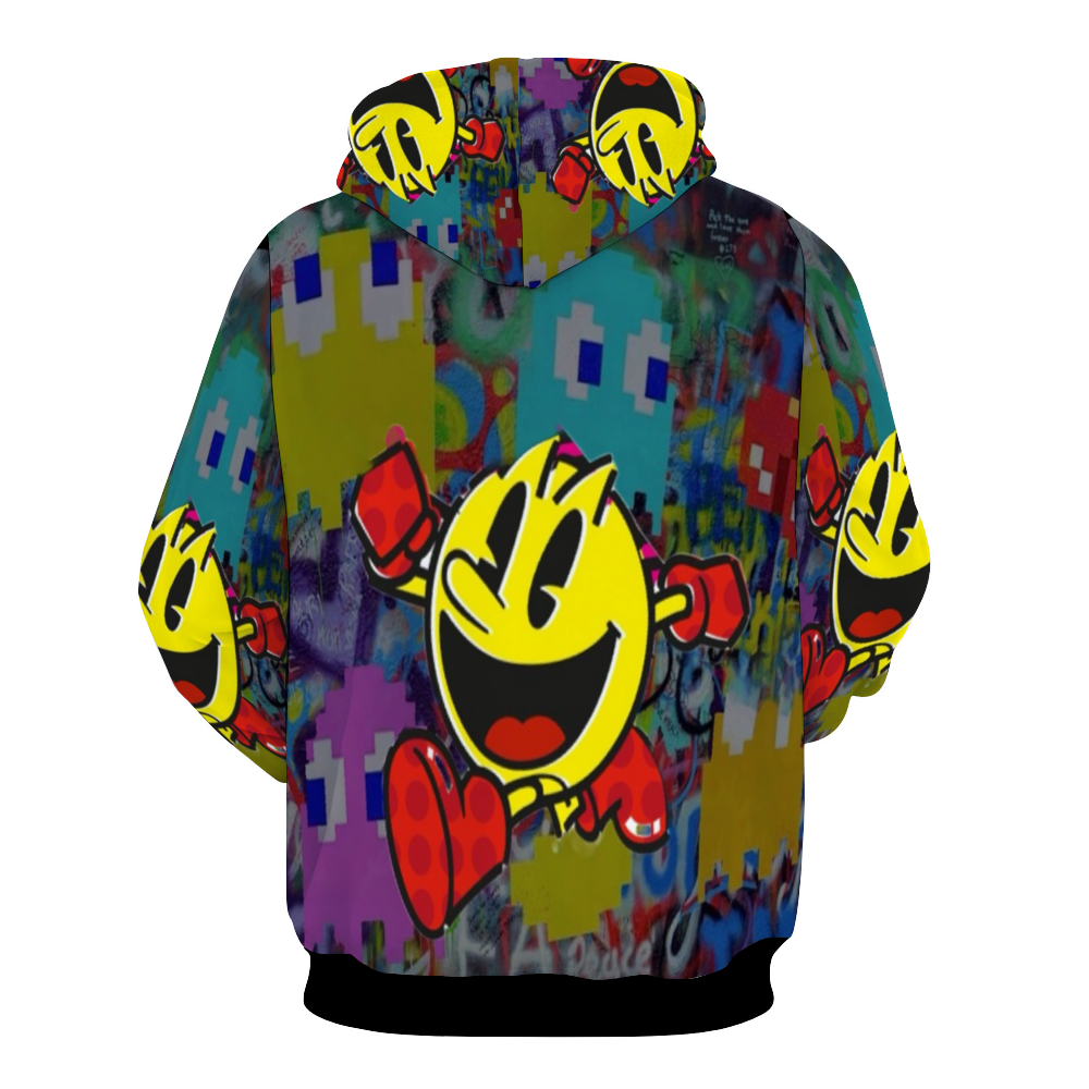 Customizable Unisex All Over Print Plush Hoodies with Pockets