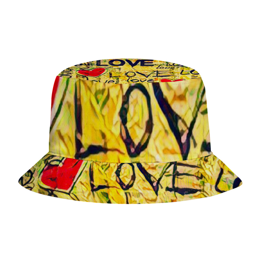 Custom Hats All Over Print Bucket Hat with Customized Under Brim