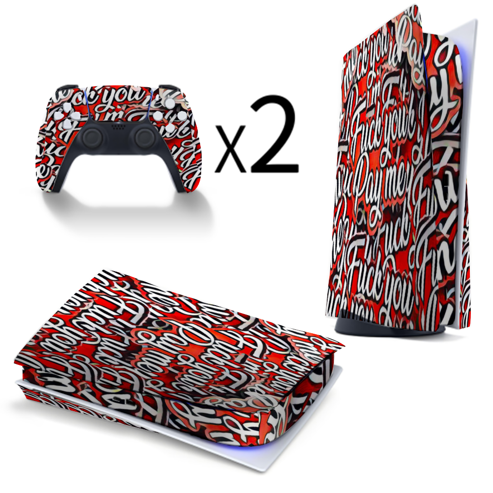 Custom  Sticker for PS5 Controller PS5 Console Sticker  Digital Version and Disc Version